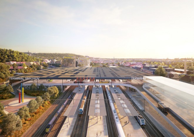 Přestavba smíchovského nádraží za 4,14 miliardy začne po Novém roce