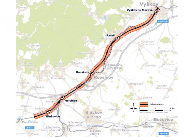 Modernizace trati z Brna do Přerova přinese dvoustovku a vyšší bezpečnost