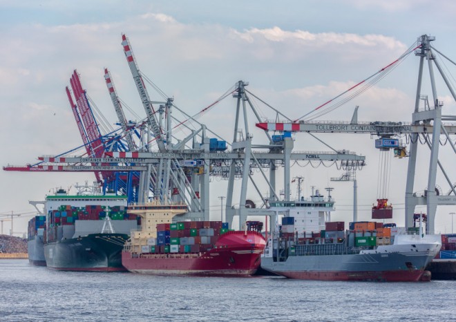 Překlad zboží v Hamburku poklesl, transformace na klimaticky neutrální přístav pokračuje