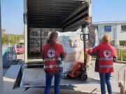 ​ESA logistika pomáhá distribuovat pomoc Červeného kříže