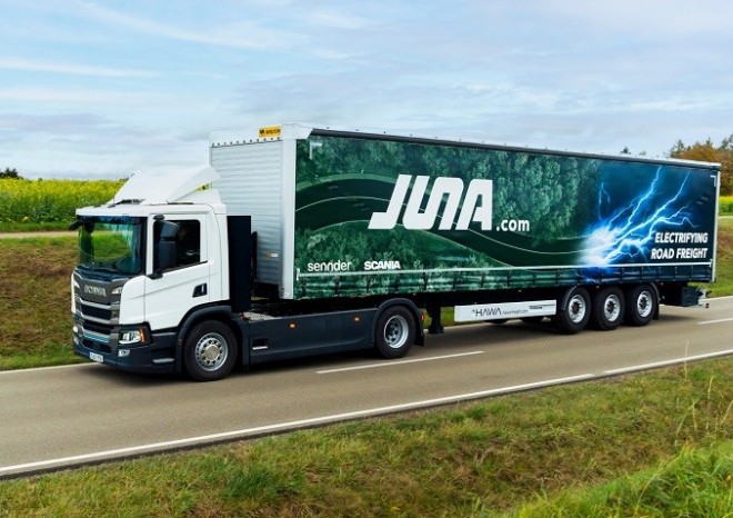 ​Scania a sennder založily společný podnik JUNA, má podpořit nákladní elektromobilitu