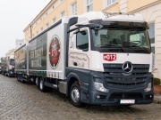 Prazdroj má nové nákladní vozy k přepravě piva