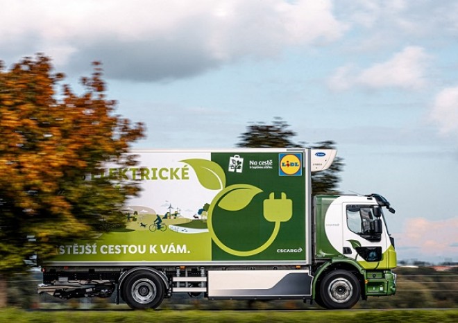 ​Lidl jako první řetězec v ČR využívá elektrické nákladní vozidlo k zásobování