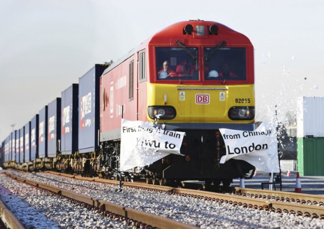 ​Do Velké Británie dorazil první nákladní vlak z Číny
