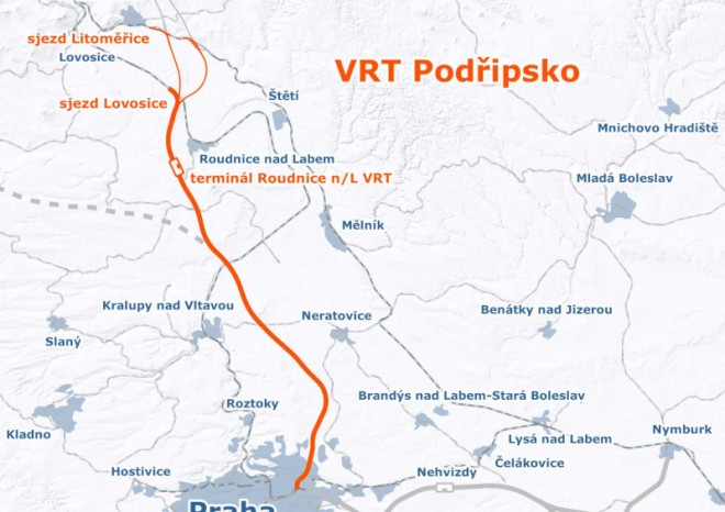 Správa železnic vyhlásila soutěž na projektanta vysokorychlostní trati Podřipsko