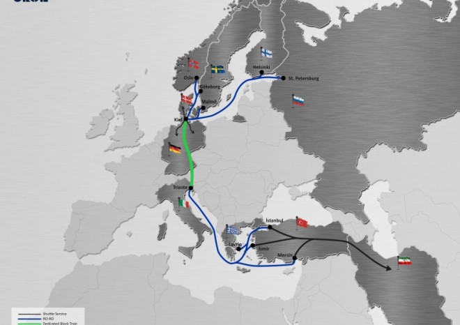 ​Ekol otevírá nové intermodální spojení z Terstu do Kielu