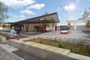 ​Nová Paka má nový autobusový terminál, začne fungovat za měsíc