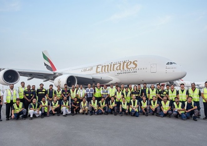 ​První letoun A380 společnosti Emirates prochází kompletní modernizací