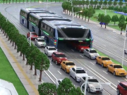 Čínští inženýři představili model futuristického autobusu