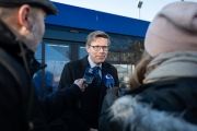​Ministr dopravy navštívil závod Škoda Group a prohlédl si vodíkový autobus