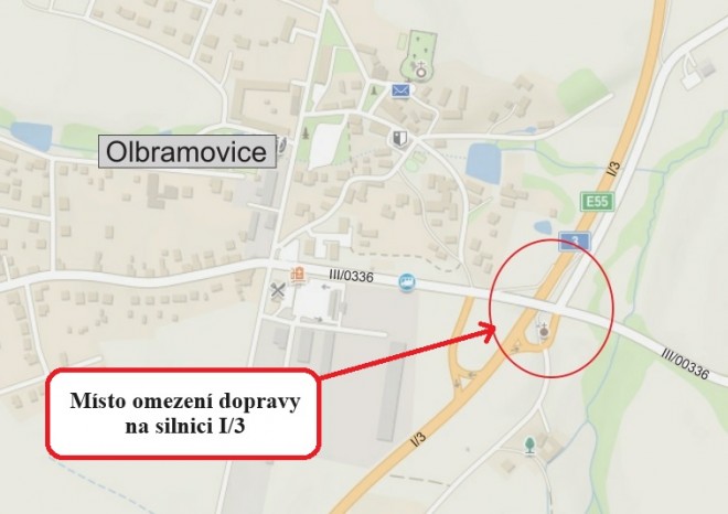 ​Zatěžkávací zkoušky omezí dopravu u Olbramovic na Benešovsku