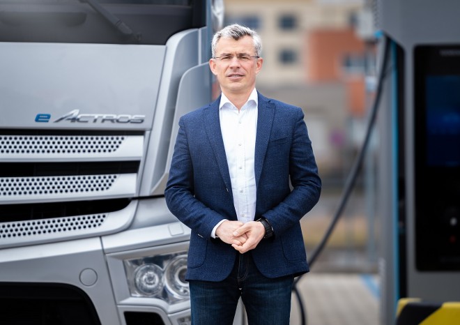 Josef Mařík (Mercedes‑Benz Trucks CZ): V elektrickém provedení nabízíme distribuční vozidla i těžkou řadu Actros