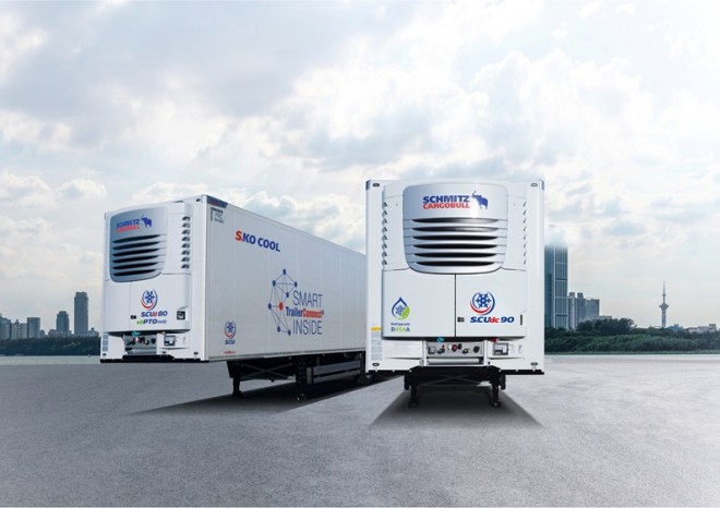 Schmitz Cargobull představuje novou chladicí jednotku S.CU dc90 s větší účinností a nižší spotřebou energie