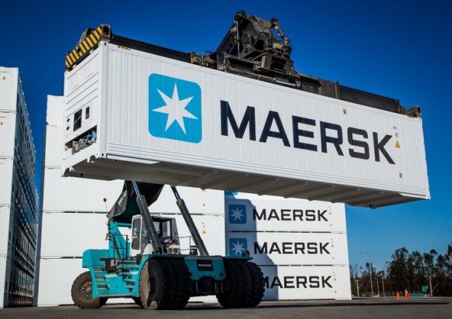 Námořní dopravce Maersk se z Ruska snaží dostat 50 000 kontejnerů