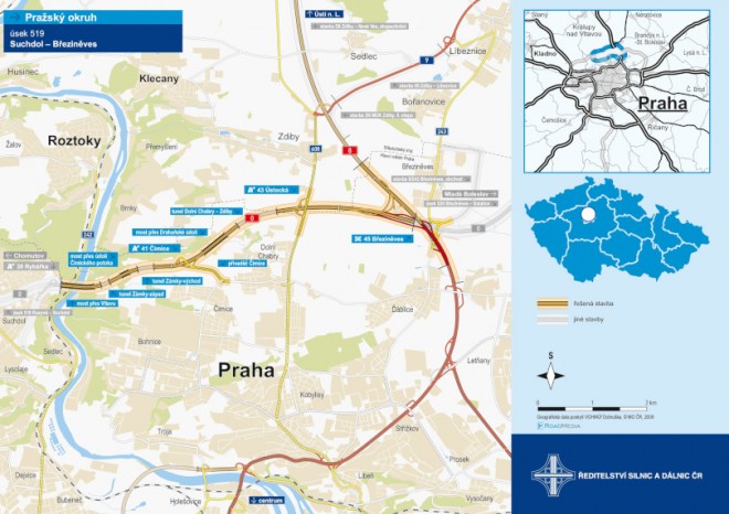 Praha souhlasí se severozápadní části Pražského okruhu, doporučila úpravy