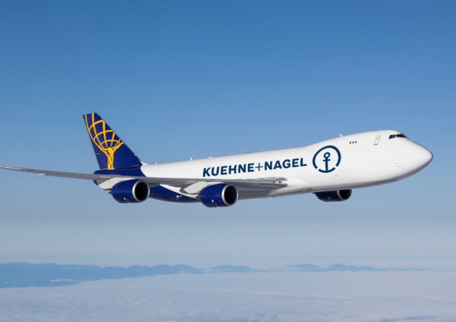Kuehne+Nagel uzavřel smlouvu o pronájmu dvou nákladních letadel Boeing 747-8