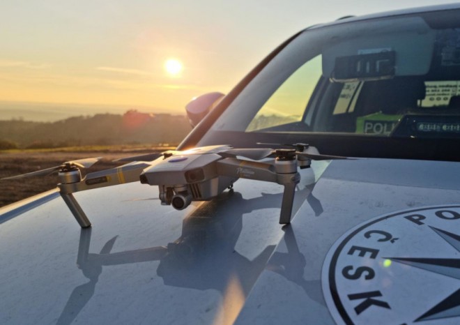Policie využívá ke kontrolám drony
