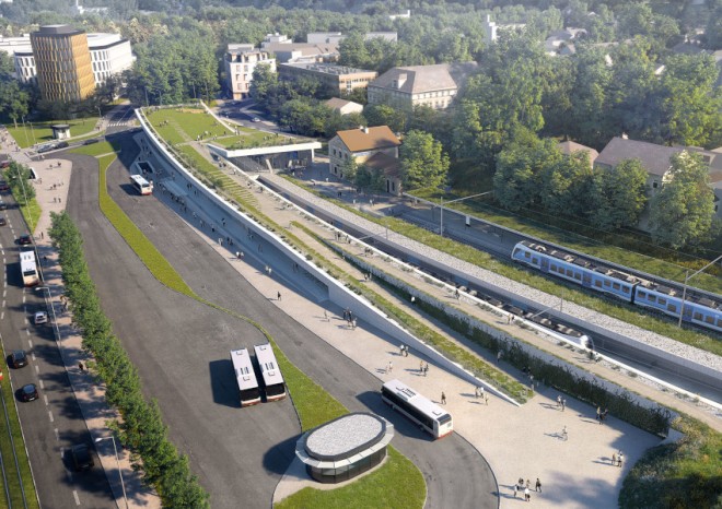 Začínají práce na projektu, který přesune nádraží na Veleslavíně pod zem