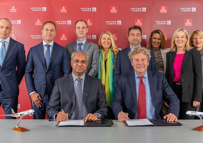 ​Emirates SkyCargo a United Cargo podepsaly memorandum o porozumění