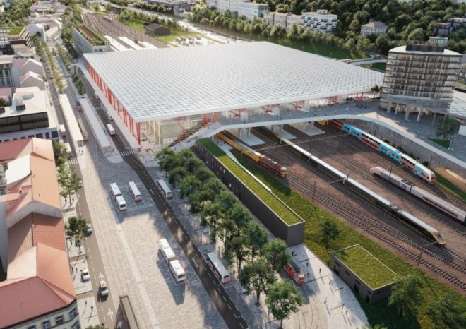 Začala přestavba smíchovského nádraží v Praze za 5,1 miliardy korun