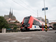 První čtyřvozový vlak Moravia od Škoda Group vyrazil do zkušebního provozu