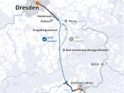 Německé dráhy chtějí pod Krušnými horami variantu s jedním dlouhým tunelem