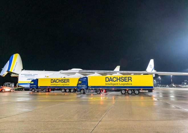 DACHSER zorganizoval přepravy největšími nákladními letadly na světě