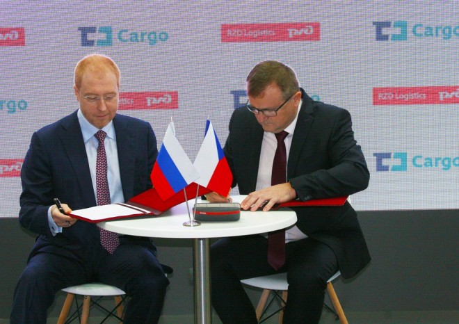 ​​​ČD Cargo a RŽD Logistics podepsaly memorandum o spolupráci