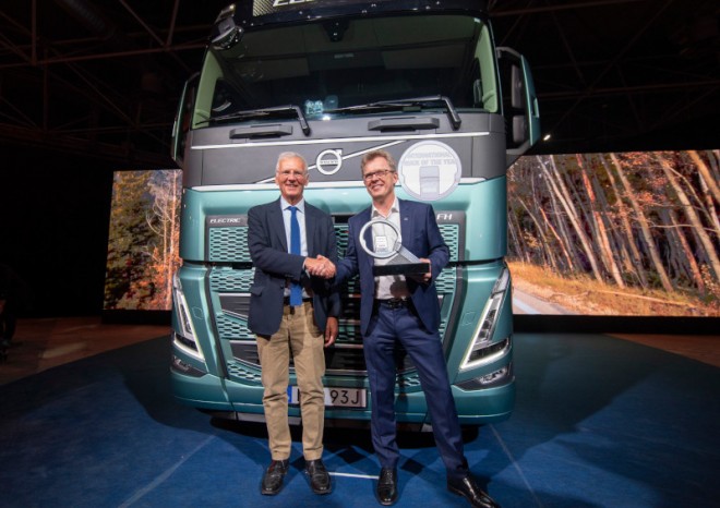 Volvo FH Electric získalo ocenění "Truck of the Year 2024"