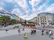 Stavba tramvajové trati na pražském Václavském náměstí začne 29. června