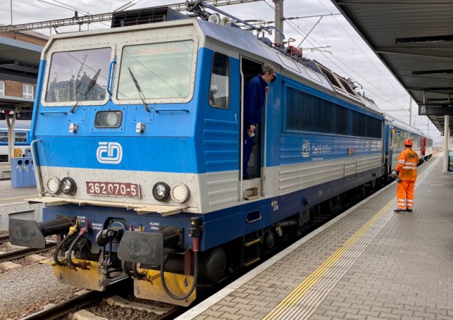 ČD zahájily zkušební provoz pod dohledem ETCS na trati z Olomouce do Uničova