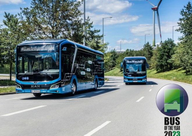 Autobusem roku 2023 je MAN Lion‘s City E