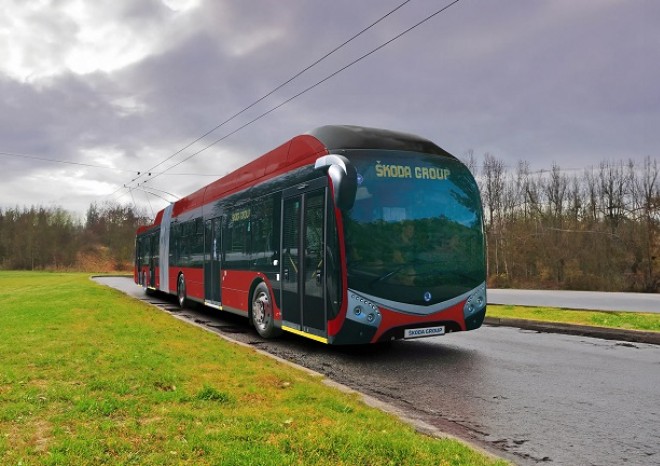 ​Do Českých Budějovic zamíří 35 nových trolejbusů Škoda 33Tr s bateriemi