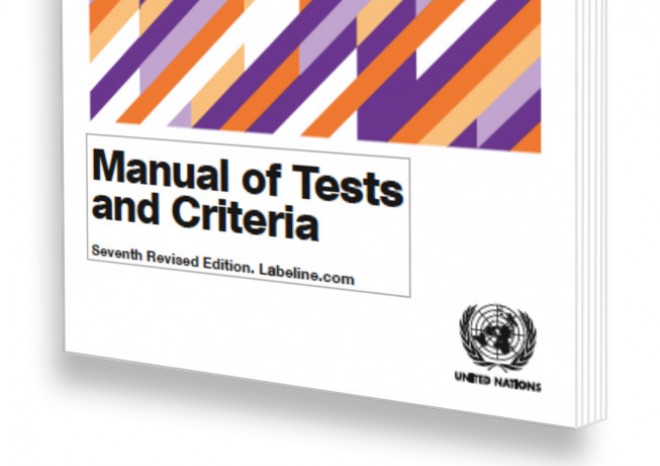 Zveřejněn 1. dodatek k UN Manual of Test and Criteria