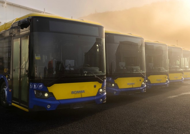 Pět autobusů Scania Citywide doplní flotilu trolejbusů v Teplicích