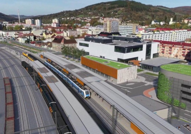 Správa železnic začala rekonstruovat železniční stanici Vsetín za 3,4 miliardy Kč