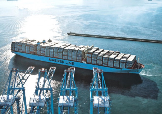 Námořní dopravce Maersk má díky růstu zájmu o nákladní dopravu rekordní zisk