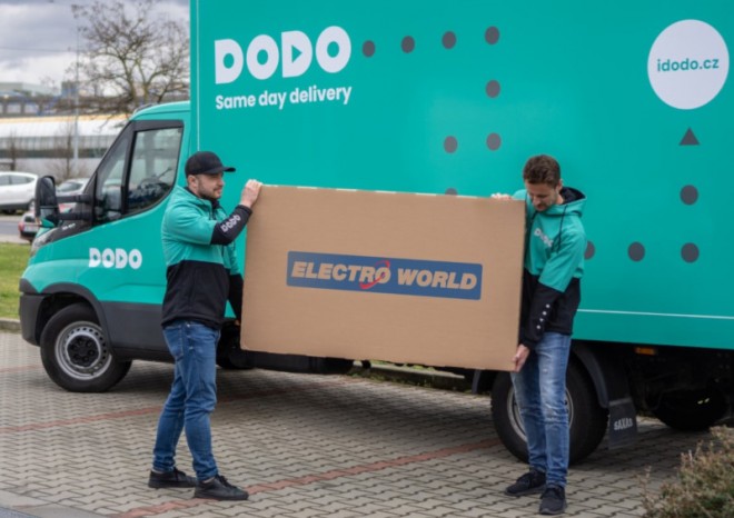 Electro World a DODO přinášejí jako první v Česku "same-day" doručení do světa velkého elektra