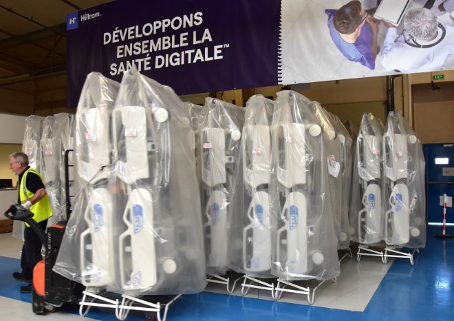 GEFCO Francie přepravuje pro firmu Hillrom tisíc nemocničních lůžek týdně