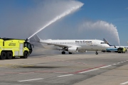 Pražské letiště oslavilo 20. výročí vstupu ČR do EU výročí se speciálním livery Lufthansy