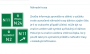 ​Náhradní trasy na dálnicích jsou ode dneška značeny přehledněji