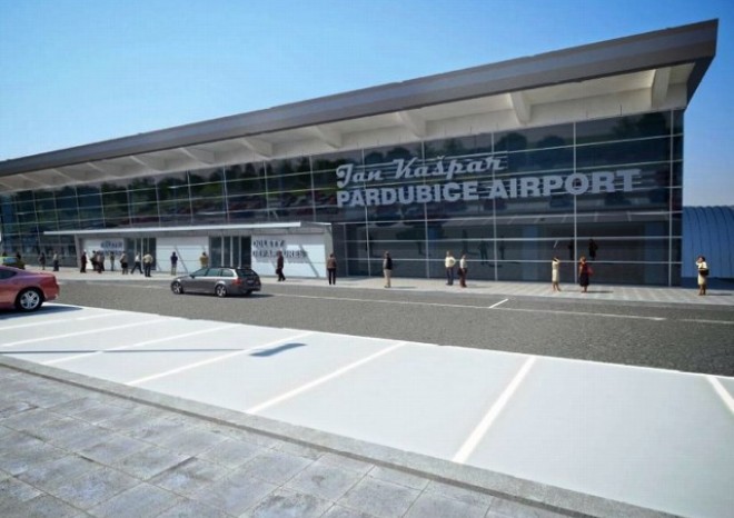 Příprava nového terminálu pardubického letiště pokračuje