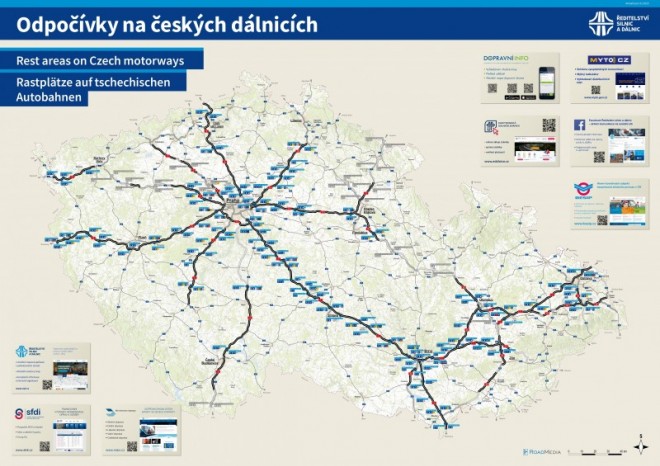 ​České dálnice trápí nedostatek odpočívadel, kamiony parkují na krajnici i u sjezdů