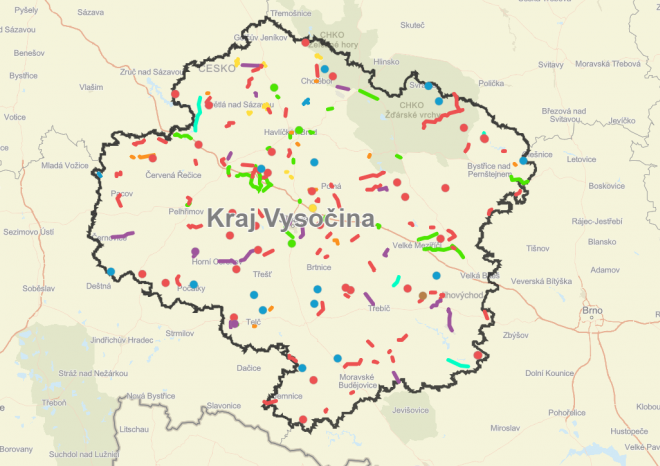 ​Na Vysočině budou v létě zdržovat dopravu opravy tahu 38 u Jihlavy i jinde