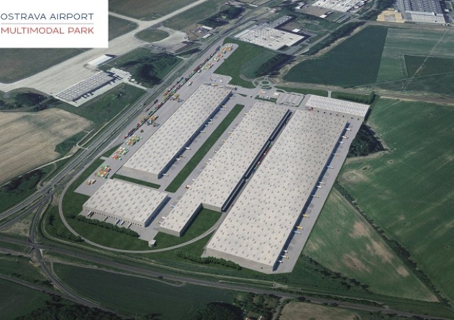​Zahájena výstavba terminálu kombinované dopravy v Ostrava Airport Multimodal Park
