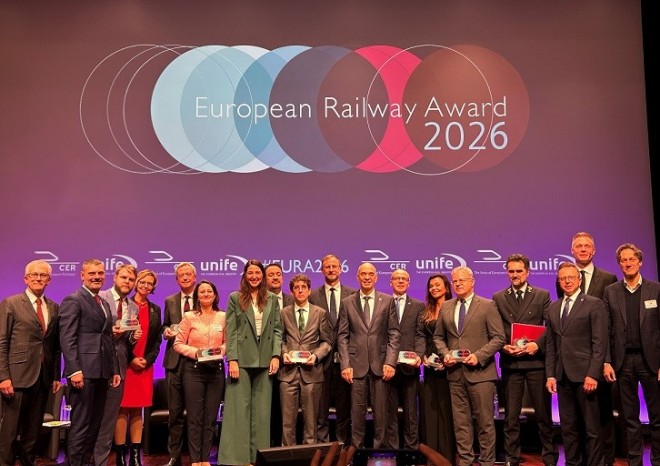 European Railway Award oceňuje odhodlání zemí EU podporovat železnici