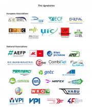 Evropské  železniční organizace vydaly společné stanovisko odmítající větší silniční soupravy