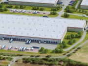 V parku P3 Prague D11 se staví nová budova pro FM Logistic