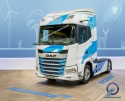 Model DAF XF H2 využívá vodík pro spalovací motor