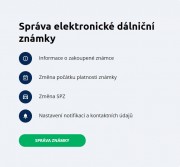 Chybu při zadání elektronické dálniční známky mohou řidiči nově opravit i v době její platnosti